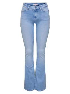 ONLBLUSH Medelhög midja Utsvängd passform Jeans