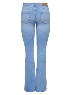 ONLBLUSH Medelhög midja Utsvängd passform Jeans