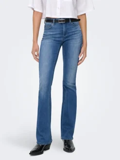 ONLBLUSH Medelhög midja Utsvängd passform Jeans