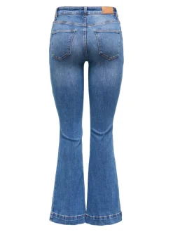 ONLBLUSH Medelhög midja Utsvängd retropassform Jeans