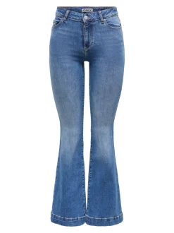 ONLBLUSH Medelhög midja Utsvängd retropassform Jeans
