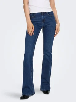 ONLBLUSH Medelhög midja Utsvängd passform Jeans