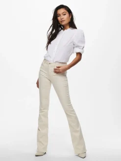 ONLBLUSH Medelhög midja Utsvängd passform Jeans