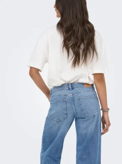ONLBRENDA Låg midja Vida ben Jeans