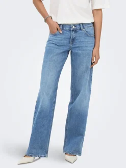 ONLBRENDA Låg midja Vida ben Jeans