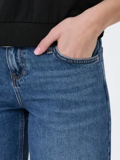 ONLBRENDA Låg midja Vida ben Jeans