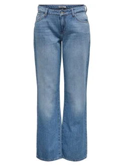 ONLBRITNEY Låg midja Rak passform Jeans