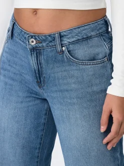 ONLBRITNEY Låg midja Rak passform Jeans