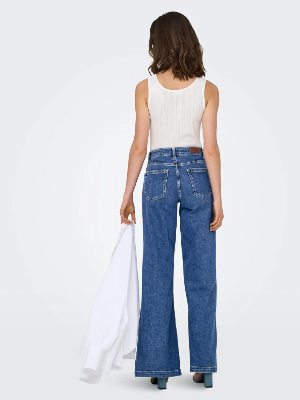 ONLCALIFORNIA Medelhög midja Vida ben Jeans