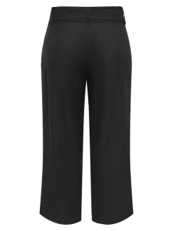 ONLCARO Cropped Fit Linne Byxor med vida ben