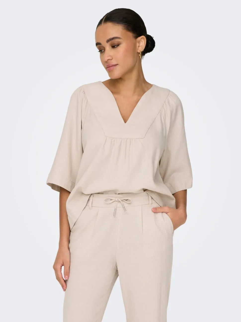 ONLCARO Linne T-shirt