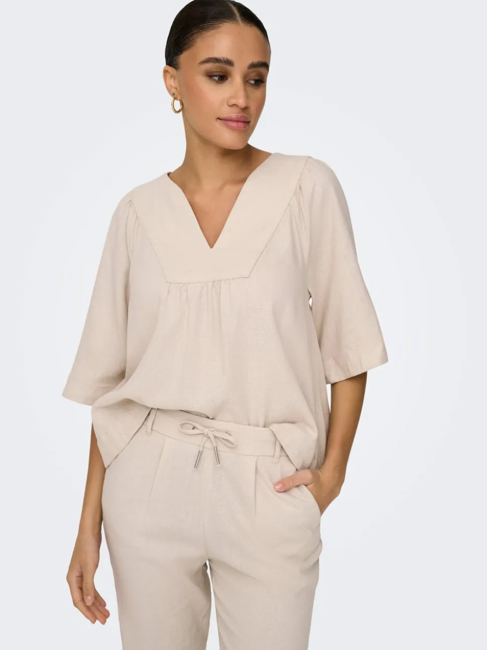 ONLCARO Linne T-shirt