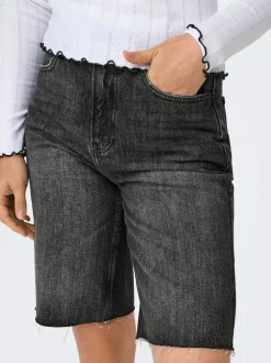 ONLCARO Medelhög midja Lös passform Denimshorts