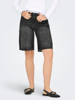 ONLCARO Medelhög midja Lös passform Denimshorts