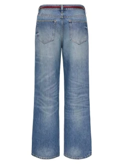 ONLCHARLOT Medelhög midja Vida ben Jeans