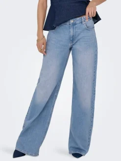 ONLCHRIS Låg midja Vida ben Jeans