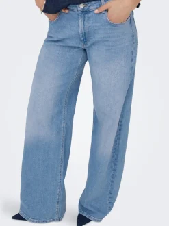 ONLCHRIS Låg midja Vida ben Jeans