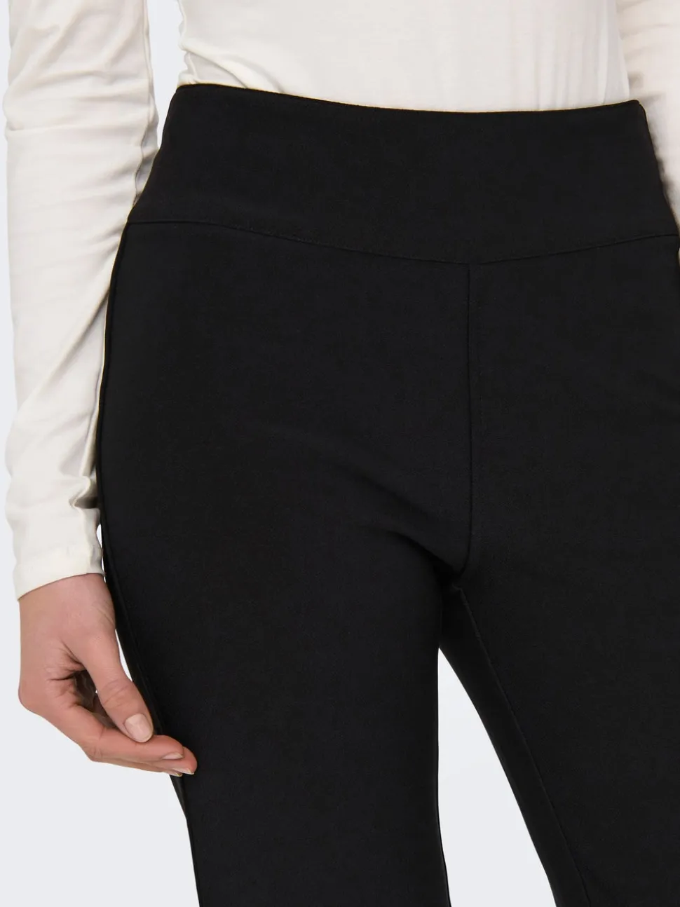 ONLCLEVER Slim Fit Byxor med vida ben