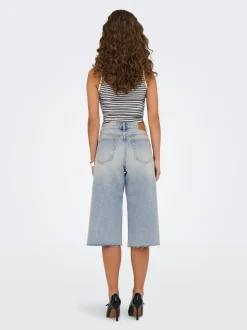 ONLCOBAIN Medelhög midja Lös passform Denimshorts