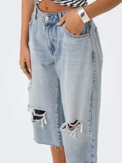 ONLCOBAIN Medelhög midja Lös passform Denimshorts
