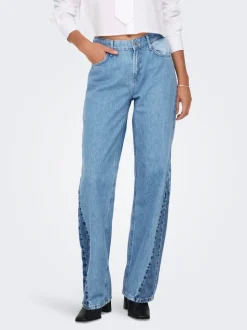 ONLCOBAIN Medelhög midja Vida ben Jeans