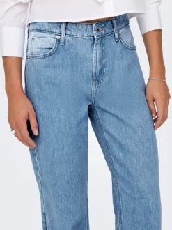 ONLCOBAIN Medelhög midja Vida ben Jeans