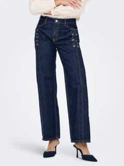 ONLCOBAIN Medelhög midja Vida ben Jeans