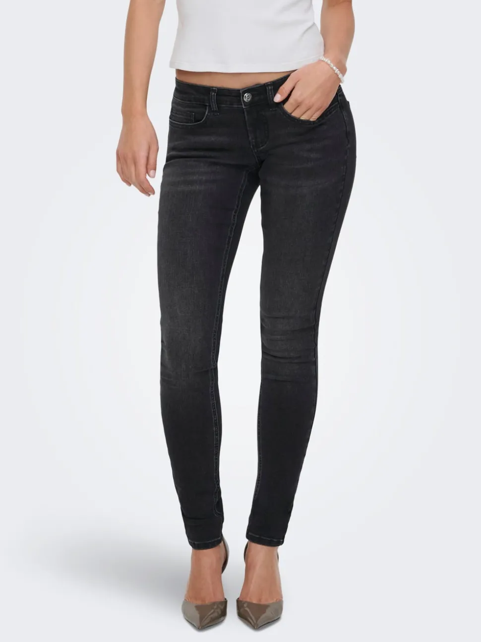 ONLCORAL Låg midja Skinny Fit Jeans