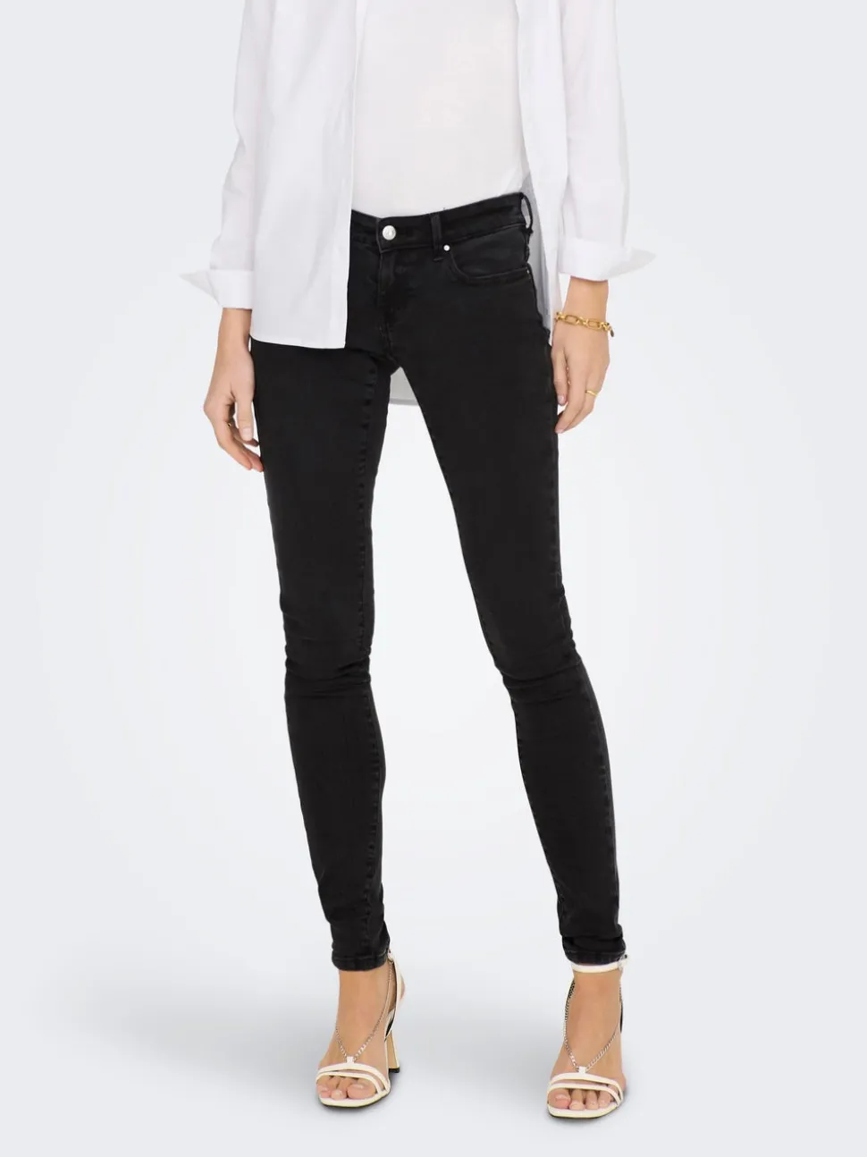 ONLCORAL Superlåg midja Skinny Fit Jeans