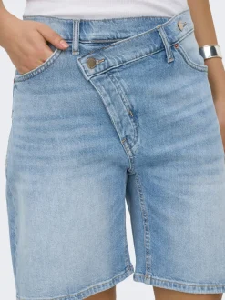 ONLCROSSOVER Medelhög midja Normal passform Denimshorts