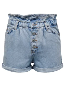ONLCUBA Hög midja Avslappnad Denimshorts