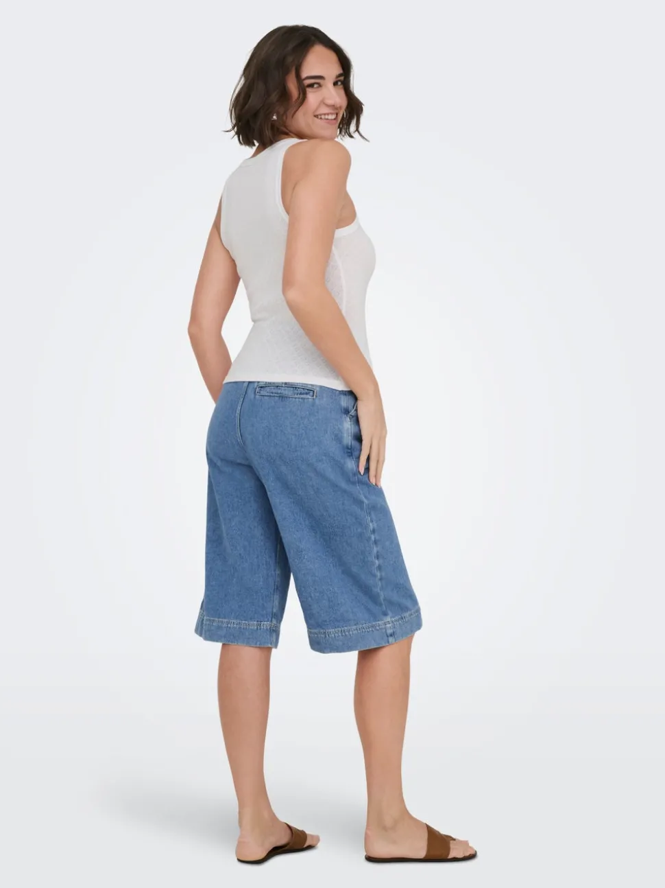 ONLDAVINA Medelhög midja Normal passform Denimshorts