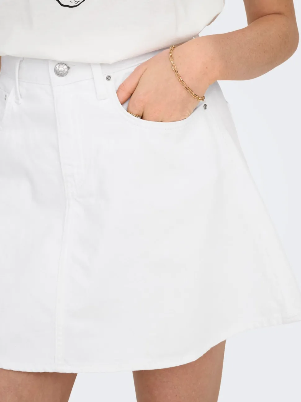 ONLEDEN Denim Jeanskjol Kort kjol