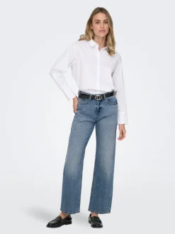 ONLELLA Medelhög midja Rak passform Jeans