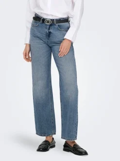 ONLELLA Medelhög midja Rak passform Jeans