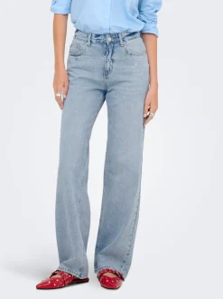 ONLELLA Medelhög midja Rak passform Jeans