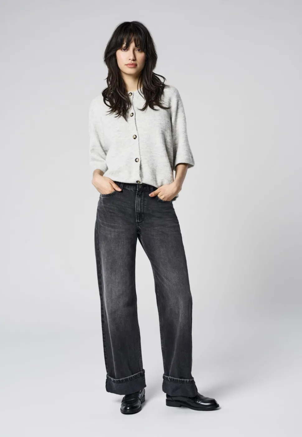 ONLELLA Medelhög midja Vida ben Jeans