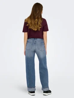 ONLELLA Medelhög midja Vida ben Jeans