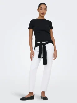 ONLEMEL Hög midja Rak passform Ankellängd Jeans