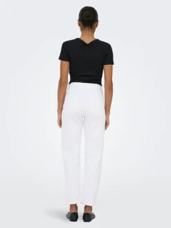 ONLEMEL Hög midja Rak passform Ankellängd Jeans