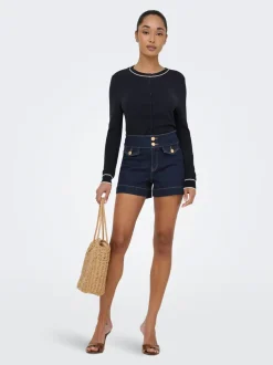 ONLEMILIA Hög midja Normal passform Denimshorts