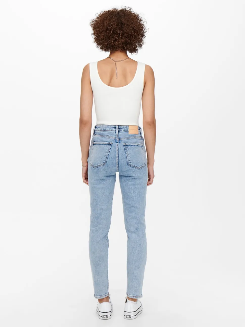 ONLEMILY Hög ankel midja Rak passform Jeans