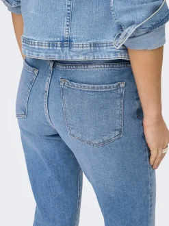 ONLEMILY Hög ankel midja Rak passform Jeans