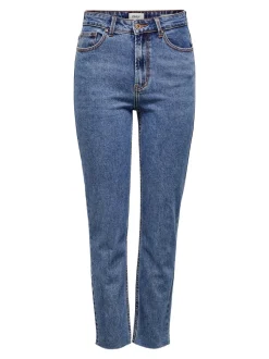 ONLEMILY Hög midja Rak passform Beskuren Jeans