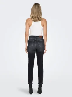 ONLEMILY Hög midja Rak passform Ankellängd Jeans