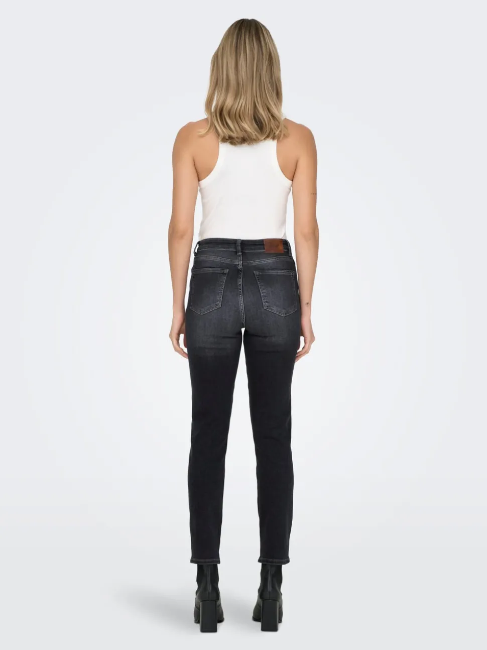 ONLEMILY Hög midja Rak passform Ankellängd Jeans