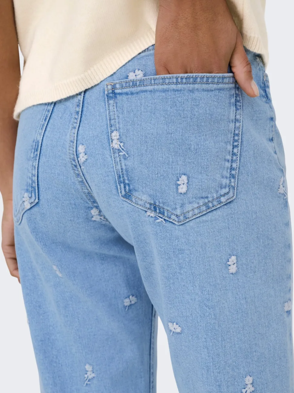 ONLEMILY Hög midja Rak passform Ankellängd Jeans