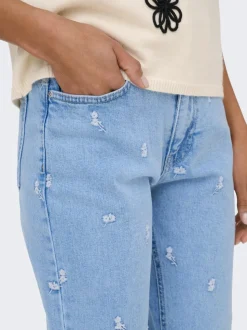 ONLEMILY Hög midja Rak passform Ankellängd Jeans