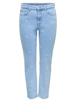 ONLEMILY Hög midja Rak passform Ankellängd Jeans