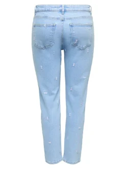 ONLEMILY Hög midja Rak passform Ankellängd Jeans